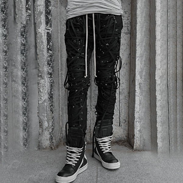 Laced Cargo Pants