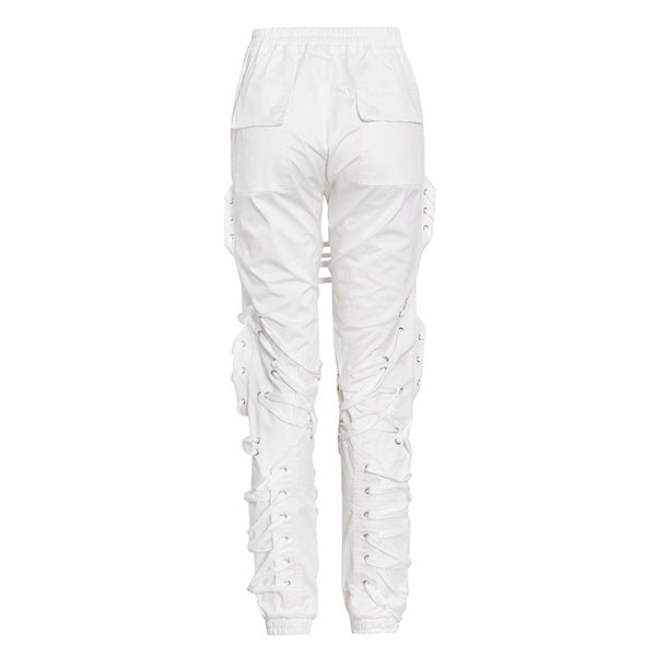 Laced Cargo Pants